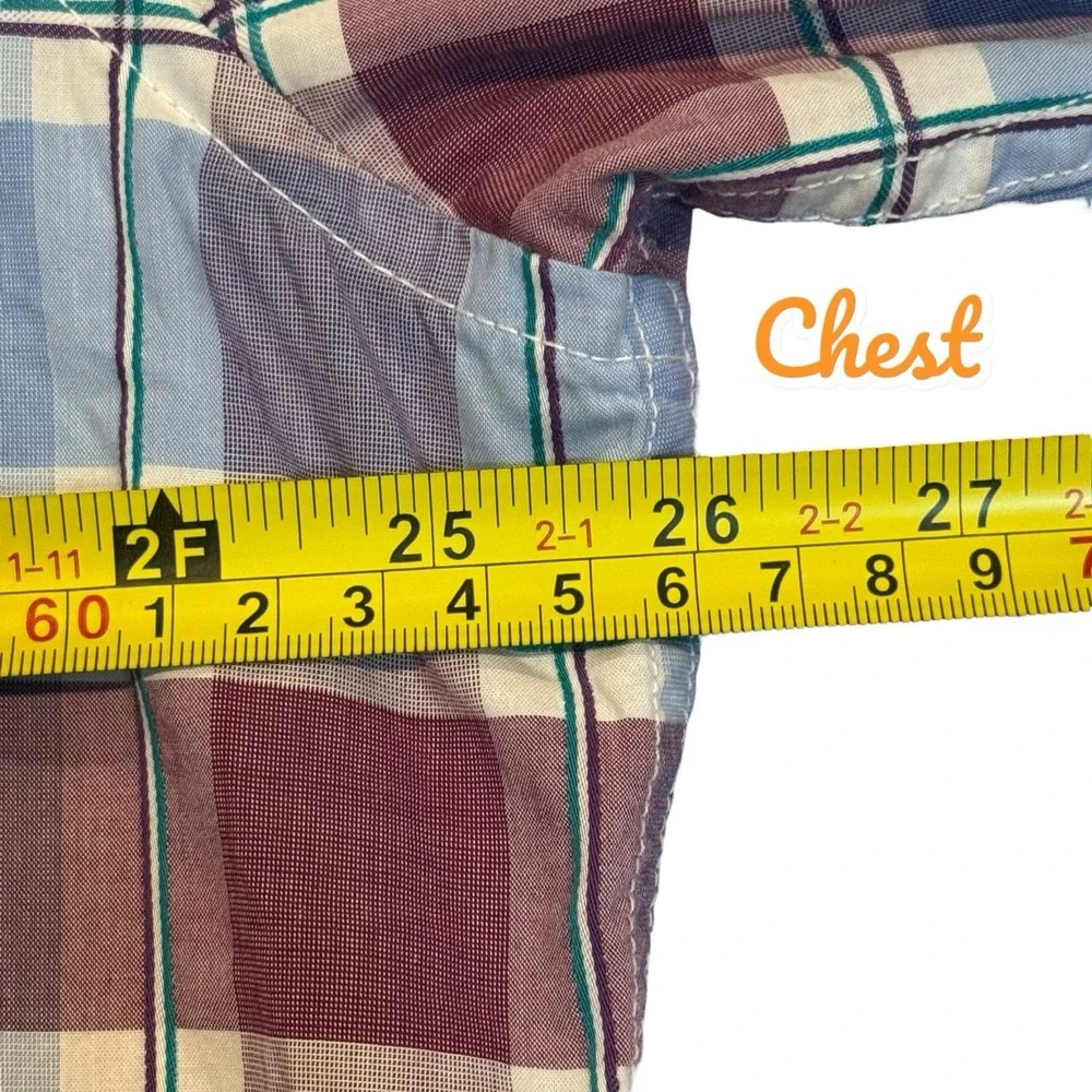 Banana Republic Button Down Plaid Mens‎ XL Camden Fit Shirt Long Sleeve Cotton